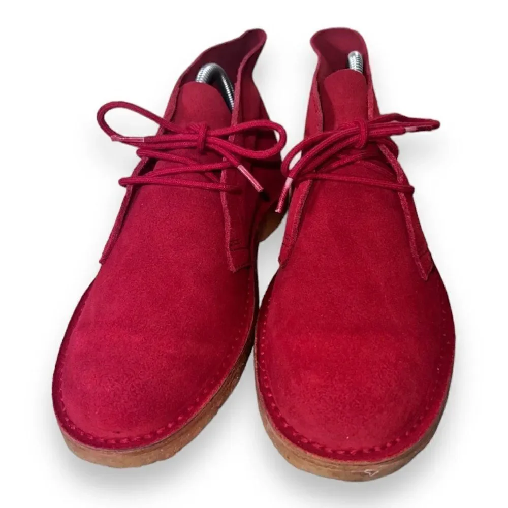 Brooks Brother Red Suede Chukka Boots 59072026‎ Men's 8